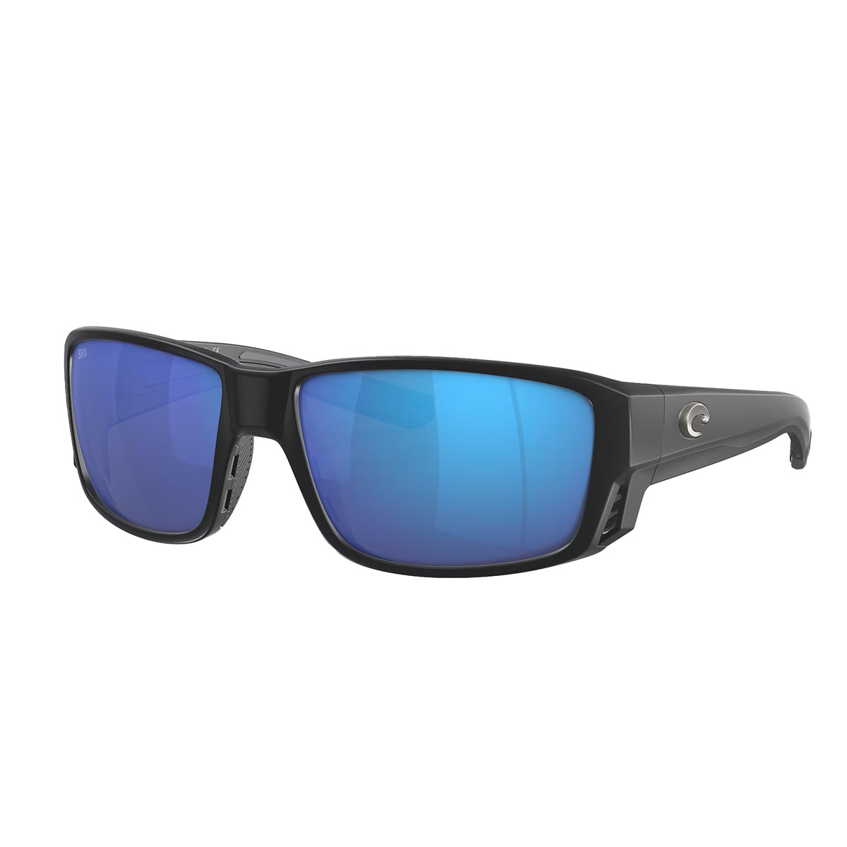 Costa Del Mar Tuna Alley Pro Sunglasses Matte Black Blue Mirror 580g