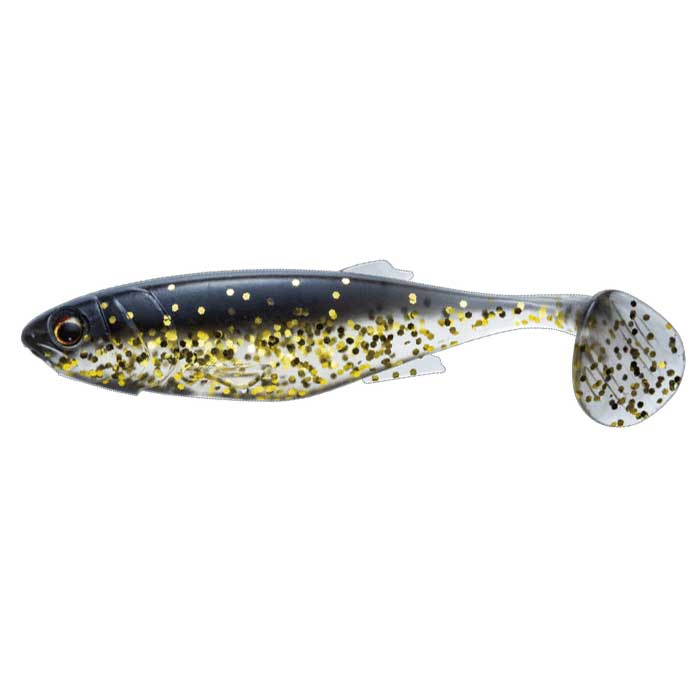 Major Craft Stabi Shads - 4" Fat Black Gold