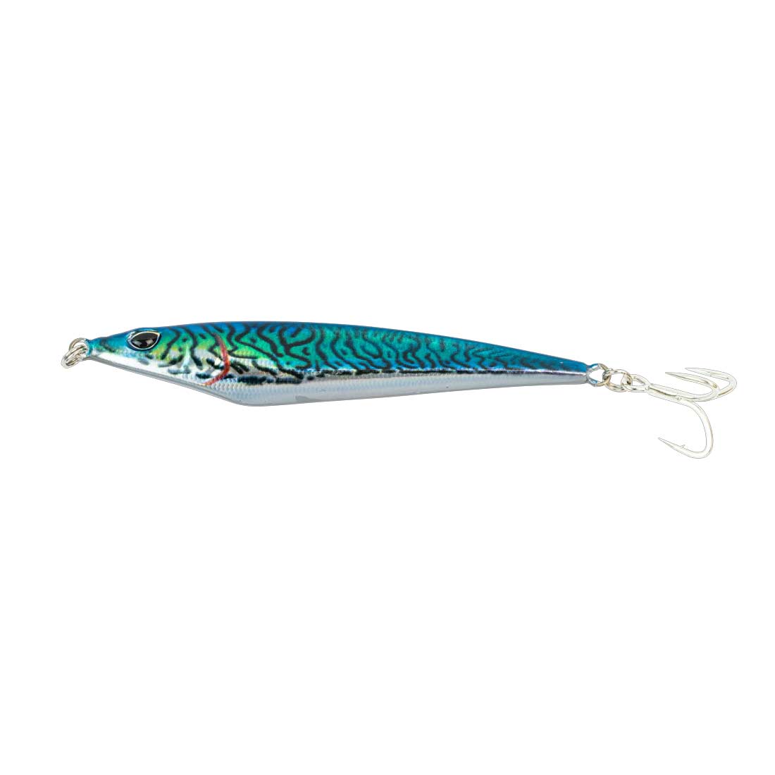 Nomad Ridgeback Long Cast Metal Lures - 10g Silver Green Mackerel