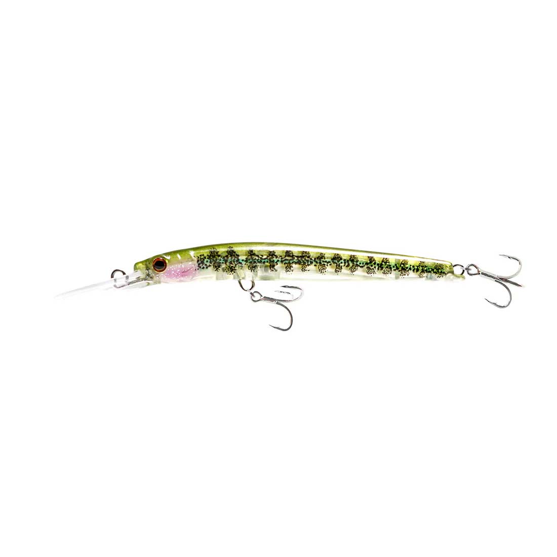 Nomad Styx Saltwater Minnow Lure - 70mm Suspending Green Ghost Bandit