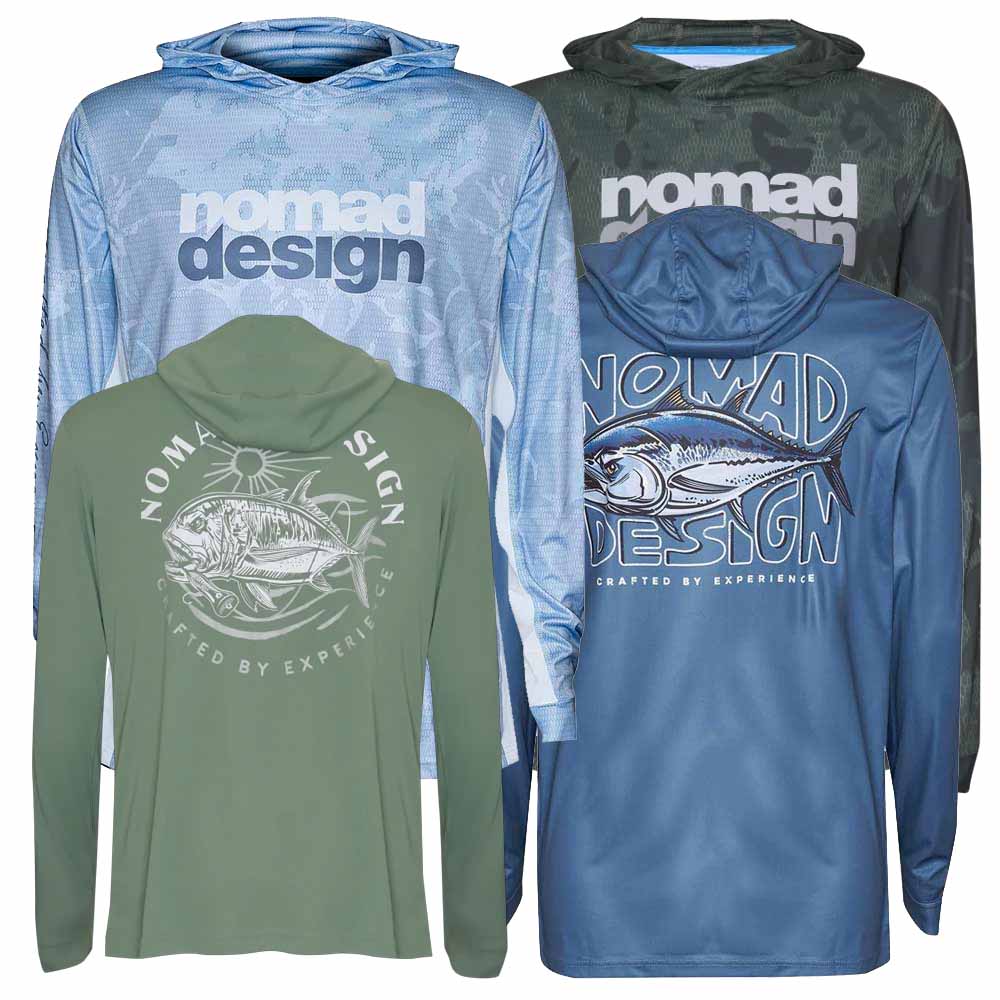 Nomad Hooded Tech UV Protective Fishing Shirt