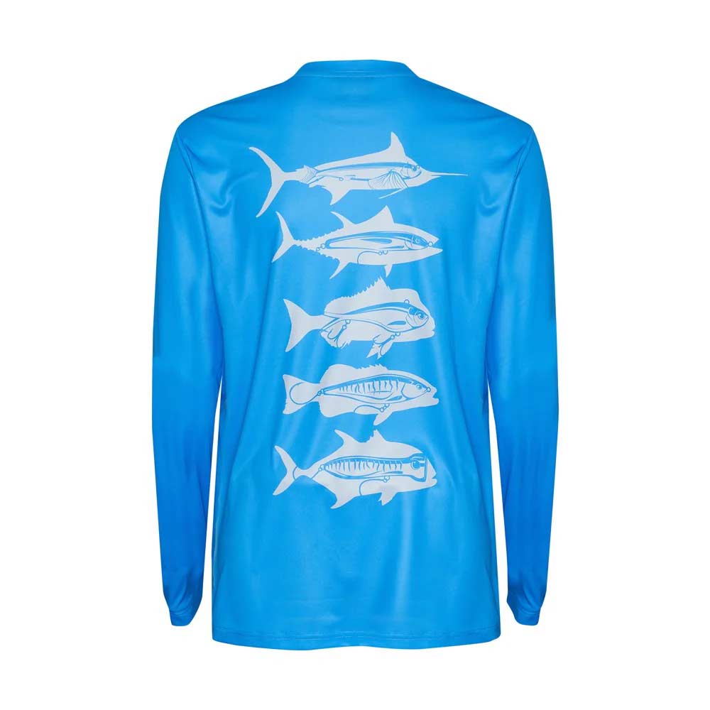 Nomad Tech UV Protective Fishing Shirt - Medium Ultramarine