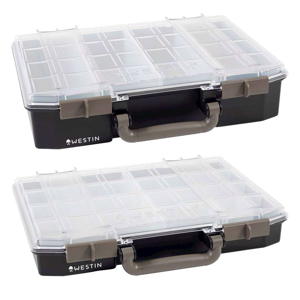 Waterproof Fishing Storage Box Lure & Tackle Secure Fishing Box 2 sizes