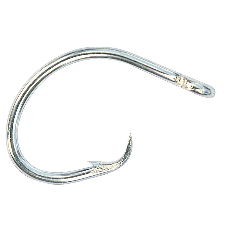 Catchall Tackle Black Forged Straight Circle Hooks (10 Pack