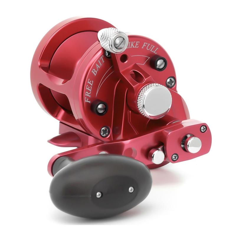 Avet G2 SX 6/4 Two Speed Magic Cast Fishing Reel - No Glide Plate, Red Right Hand