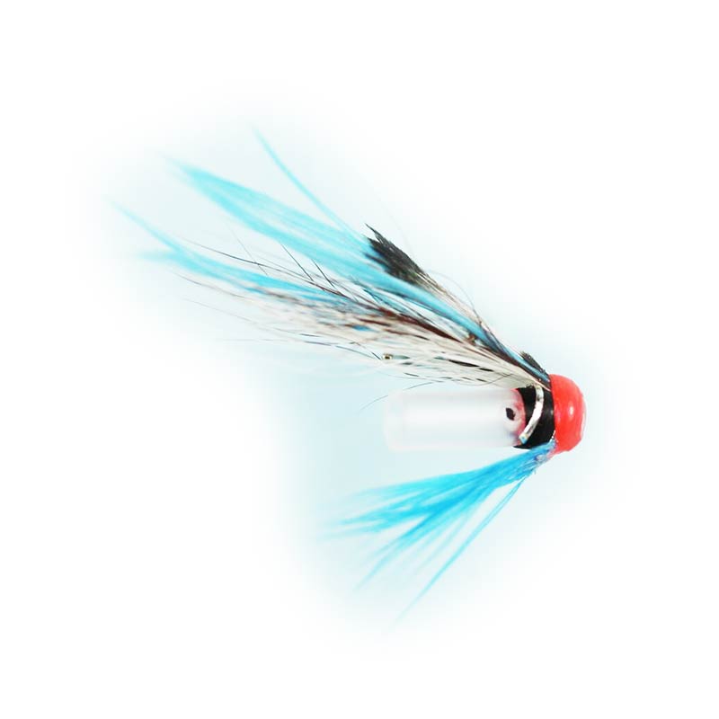 Caledonia Blue Vulture Riffle Hitch Tube Fly