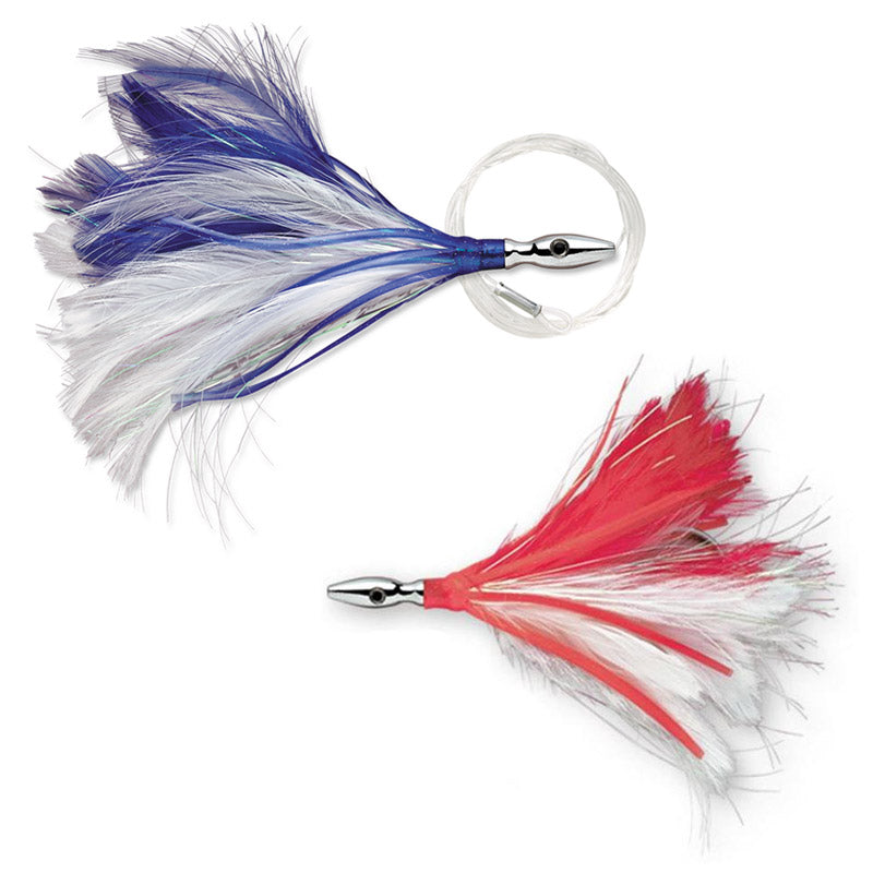 Williamson Flash Feather Rigged 03 (Blue/ White, Size- 3)